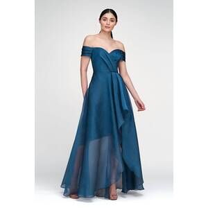 theia-ariah-off-the-shoulder-dress-azalea Theia | Dresses | Theia Arya Satin Off The Shoulder Gown